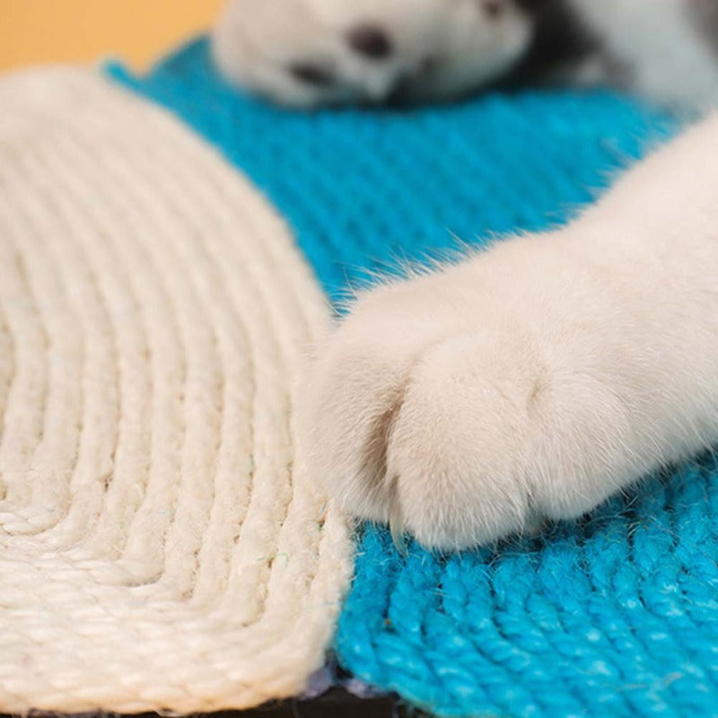 Kratzmatte für Katzen – Möbel-Schutz & Krallenpflege mit natürlichem Sisal, rutschfest & langlebig