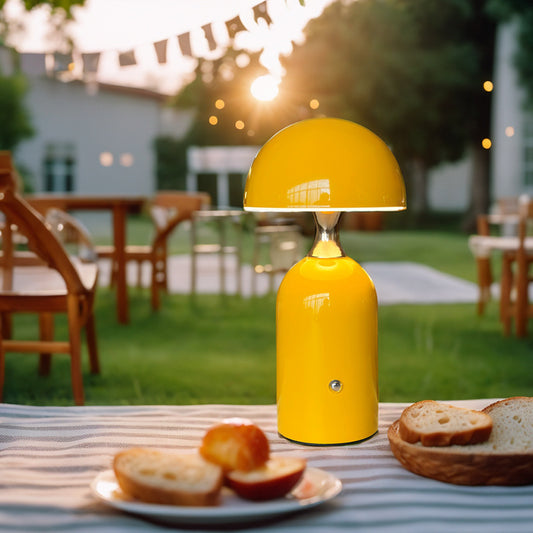🍄 Bunte Pil-Lampe mit Akku – Kreative Nachtleuchte mit Farbwechsel & USB-Aufladung