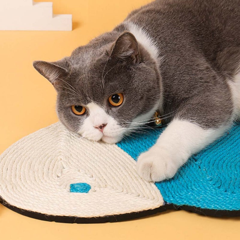 Kratzmatte für Katzen – Möbel-Schutz & Krallenpflege mit natürlichem Sisal, rutschfest & langlebig