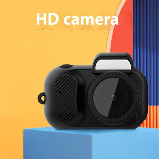 1080p HD Mini Kamera mit Bildschirm – Tragbare Retro-Kamera für Innen & Außen – Loop-Aufnahme – Perfekt als Geschenk